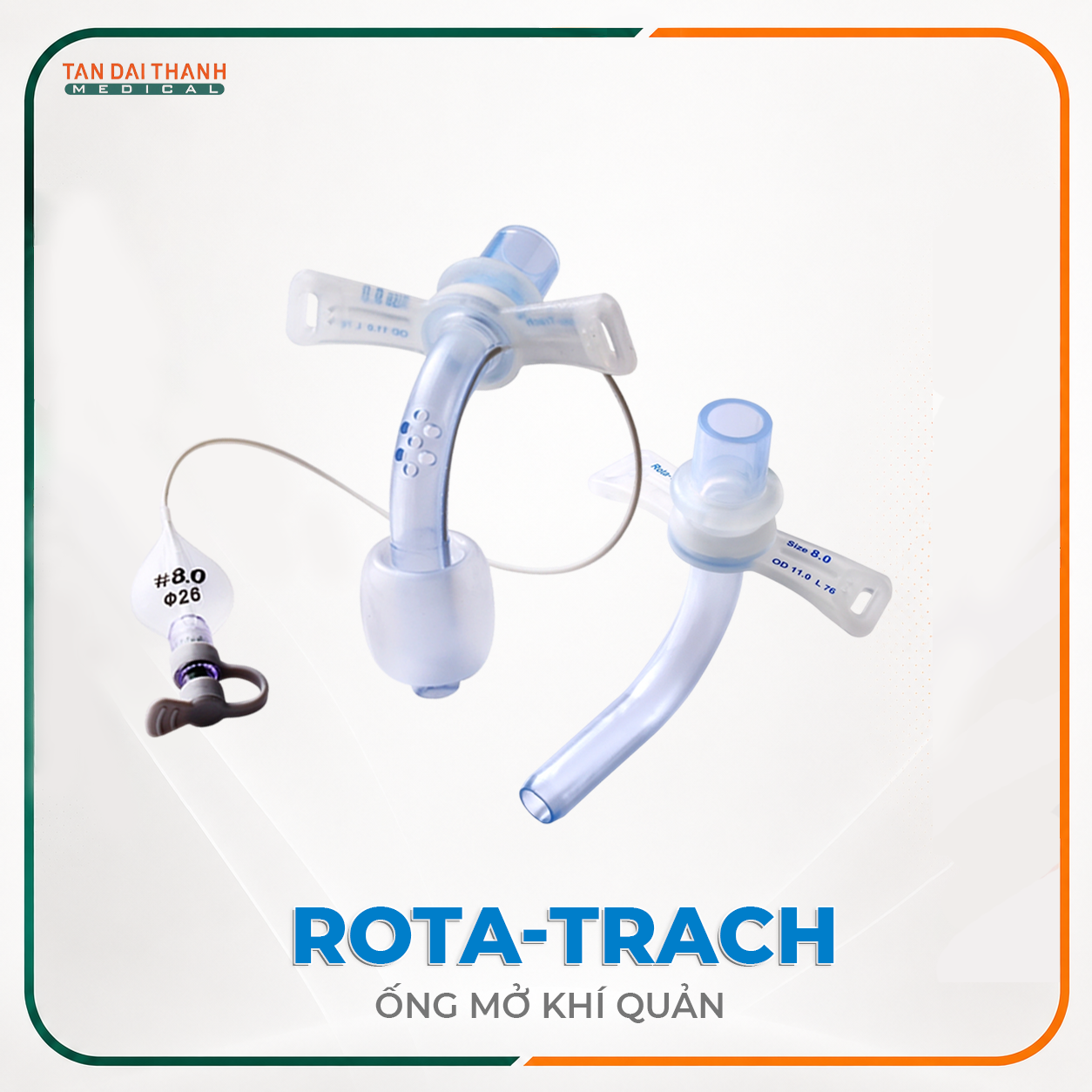 Ống mở khí quản 2 nòng Rota-trach
