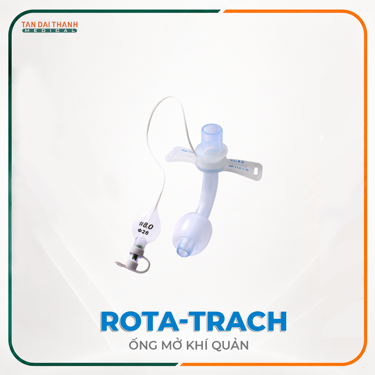 Ống mở khí quản 2 nòng Rota-trach