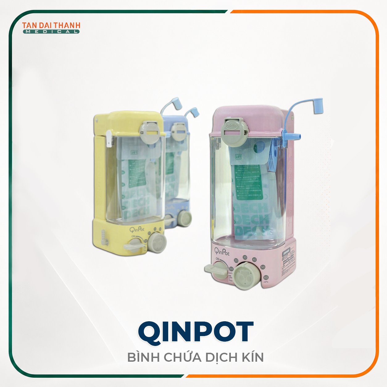 Bình chứa dịch kín QinPot