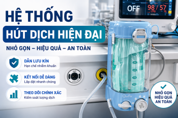 Xu hướng sử dụng bình chứa dịch kín trong bệnh viện